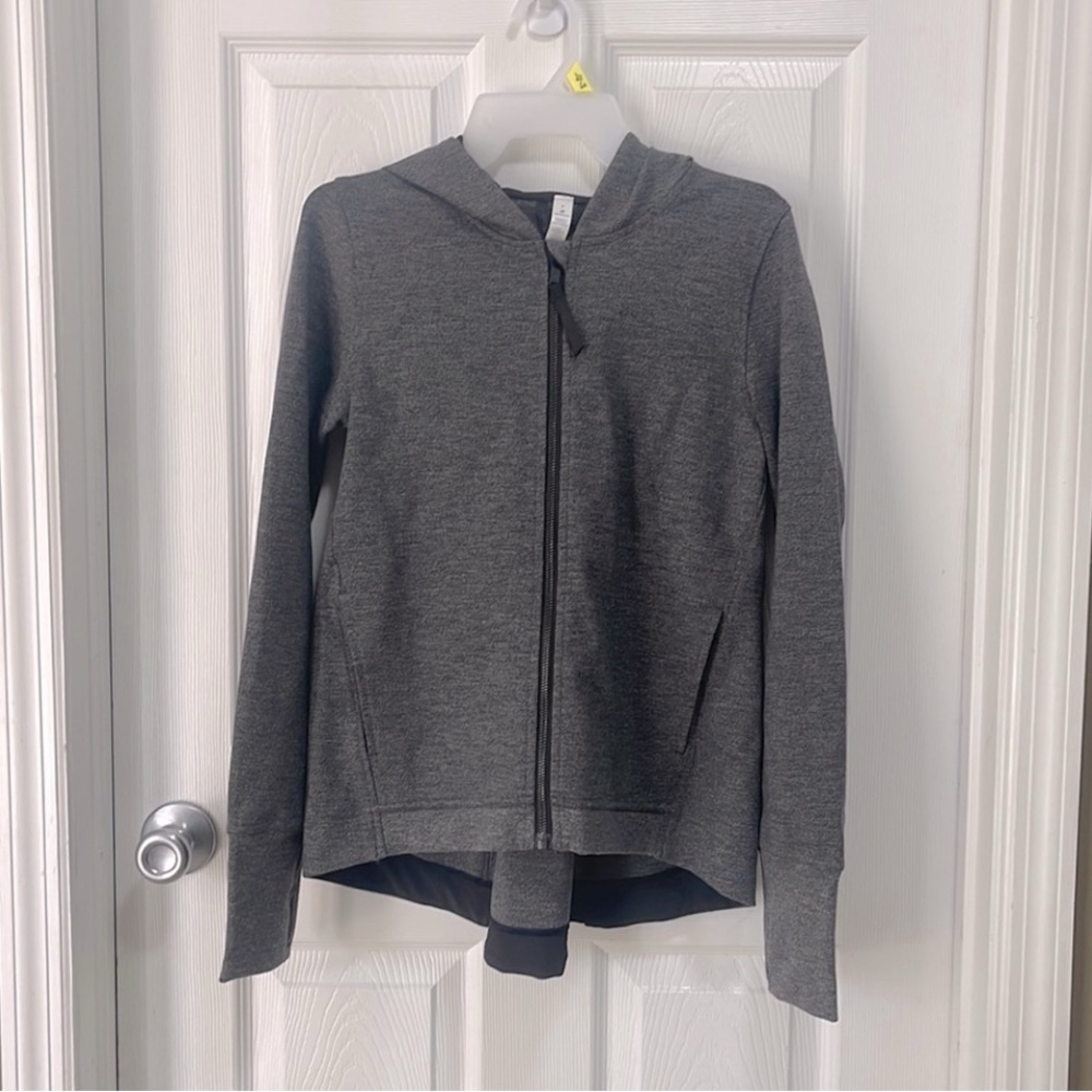 Lululemon City Trek Jacket in Heathered Black Size 4 - Picture 1 of 9
